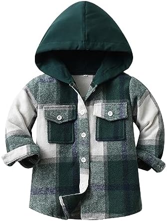 Cozy Plaid Winter Jacket for Kids