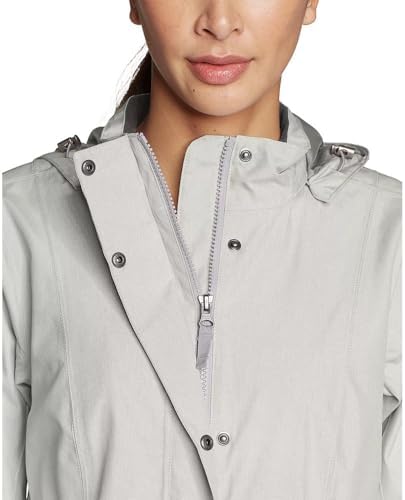 Eddie Bauer Womens Gangster Trench Coat Experience the Rains Fury