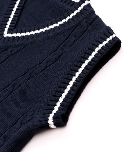 Kids V-Neck Sweater Autumn Winter Knitwear for Boys Girls