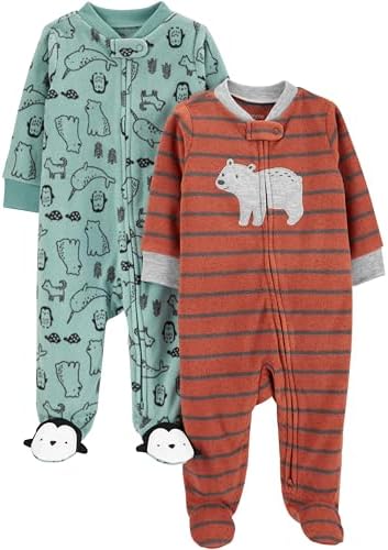 Simple Joys by Carters 2-Pack Fleece Footed