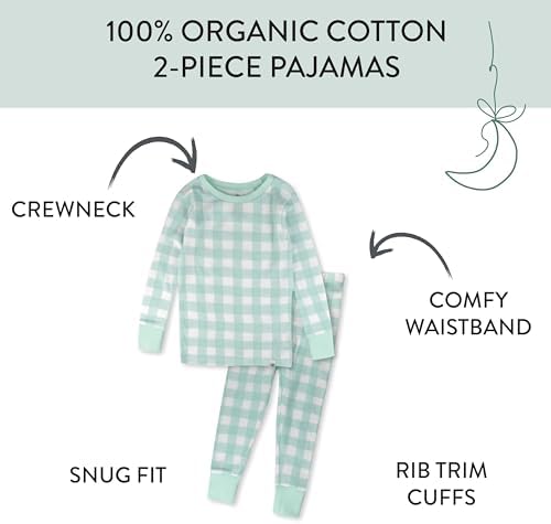 HonestBaby 2-Piece Pajama Set for Baby Boys Comfort Style