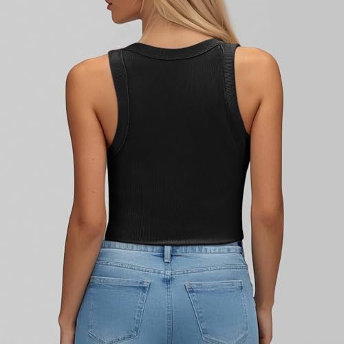 Chic and Supportive Womens Tank Top with Built-in Bra