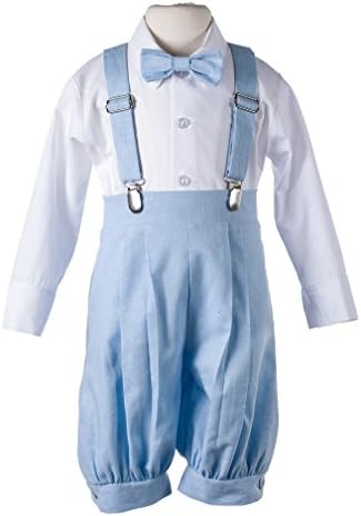 Tuxgear Boys Linen Knickerbocker Outfit with Pageboy Hat - Premium Quality USA Made