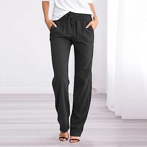 Wide Leg Linen Pants