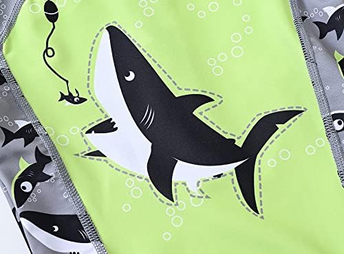 Achiyi Toddler Boys UPF 50 Swimwear with Cartoon Prints