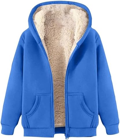 Stay warm in style with the Sherpa-lined Full Zip Hoodie