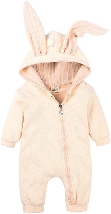 Baby Boy Long Sleeve Hoodie with Zipper Soft Warm for Winter