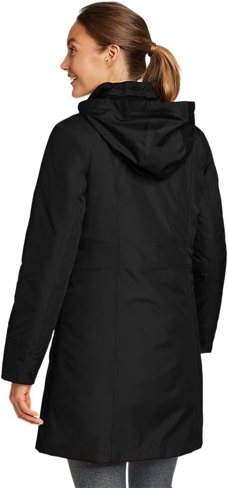 getIdPolishedco Eddie Bauer Womens Trench Coat Waterproof Insulated Perfect for All Seasons