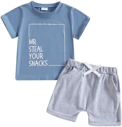 Sejardin Baby Boy Clothing Set Cute Summer Outfit for Toddlers