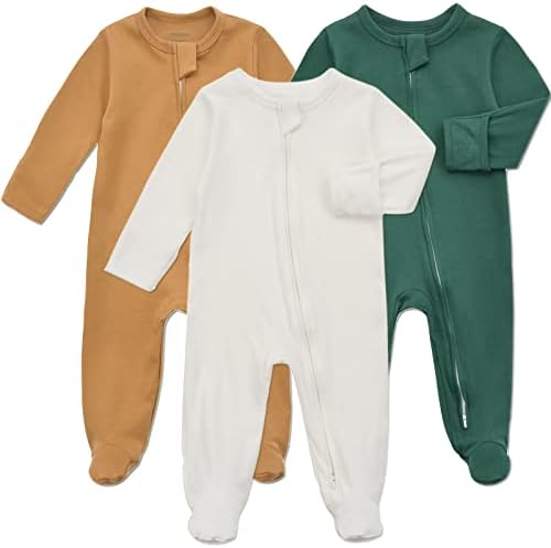 Aablexema Baby Pajama Footie cotton pjs for baby
