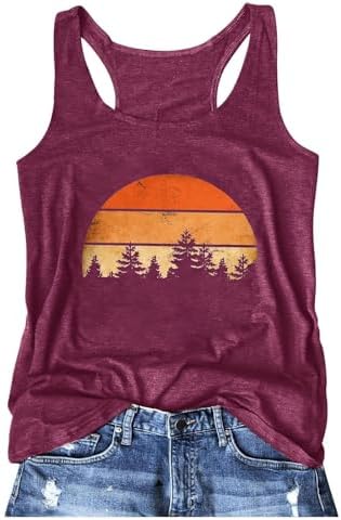 Trendy Beach Tank Top - Printed