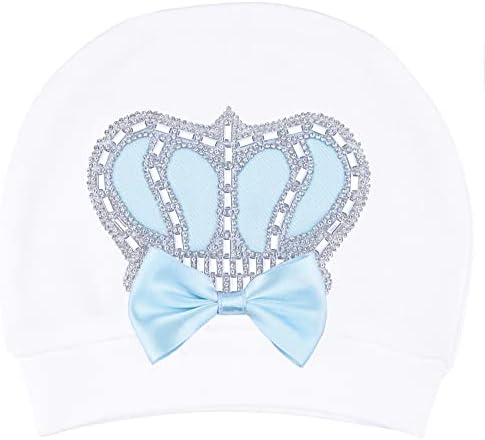 Lilax Baby Boy Jewel Crown Layette Set 4 Piece 0-3 Months