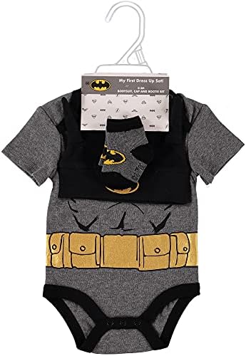 DC Comics Baby-Boys 3-Piece Gift Set Superhero Start