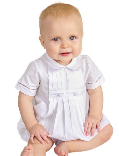 Perfect Baptism and Celebration for Boys White Christening Outfit 100