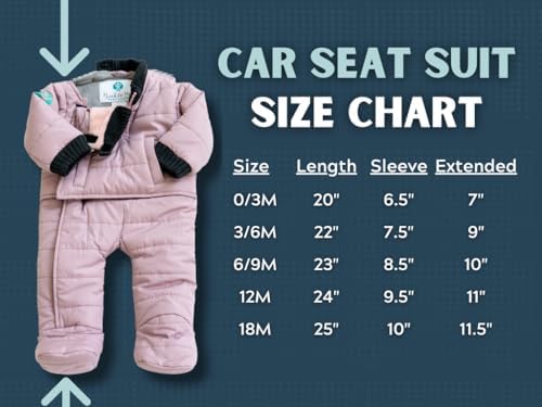 Quick Close Safer Car Seat Winter Jacket for Kids
