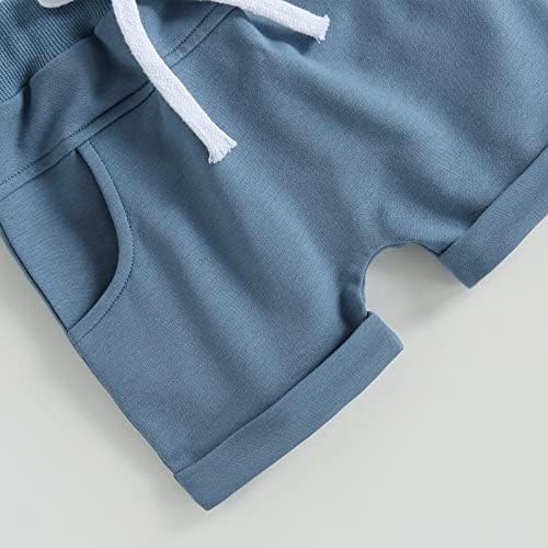 Sejardin Toddler Summer Set - Soft Stretchy T-Shirt Shorts for Boys