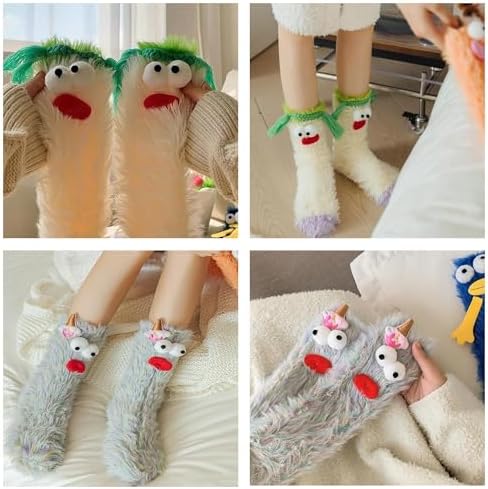 Crazy Funny Fuzzy Silly Socks for Kids and Women