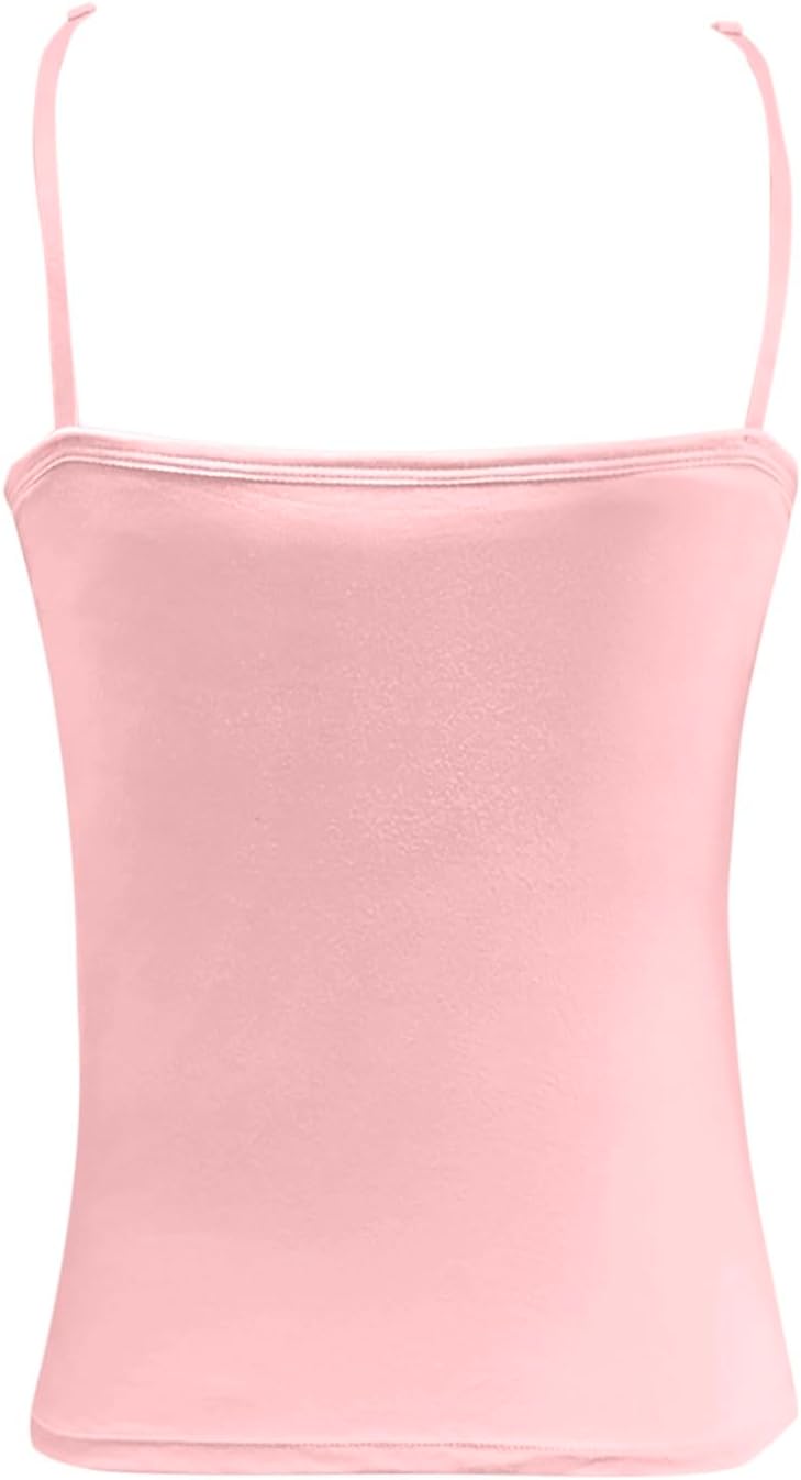 Womens Padded Tank Top with Built-in Bra for Daily Wear