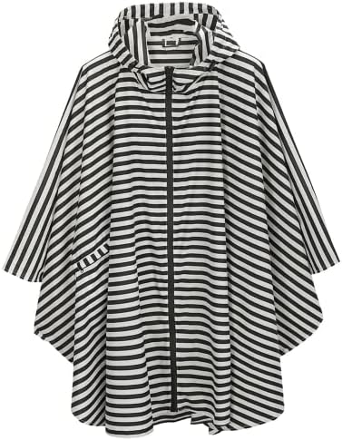 Salamra All-in-One Rain Jacket for MenWomen Waterproof Durable and Fashionable