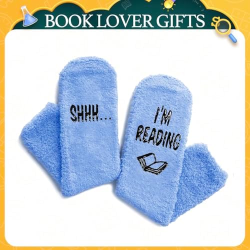 HAPPYPOP Teacher Appreciation Socks Women Men - 2025 Graduation Gifts for Book Lovers