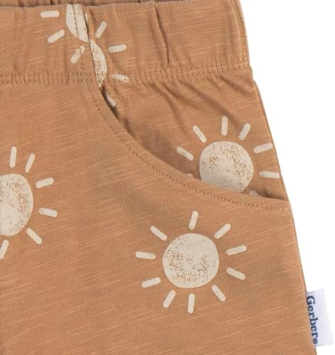 Gerber Baby Boys Toddler T-Shirt and Shorts Set