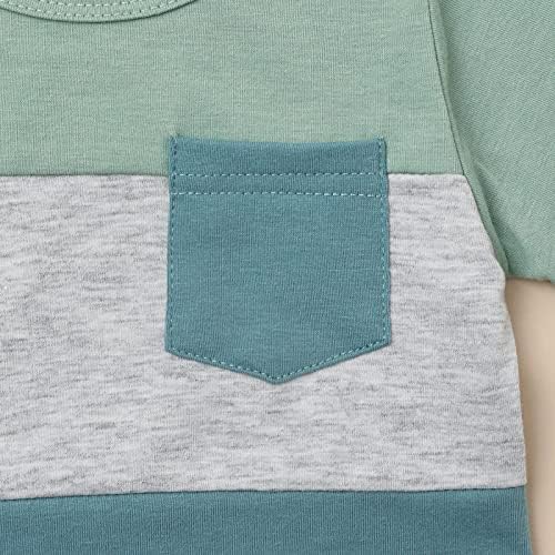 Perfect Summer Set Toddler Boys Outfit with Contrast Design
