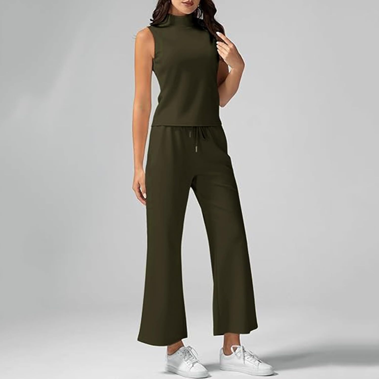 Sfascumop 2 Piece Summer Beach Outfit Set