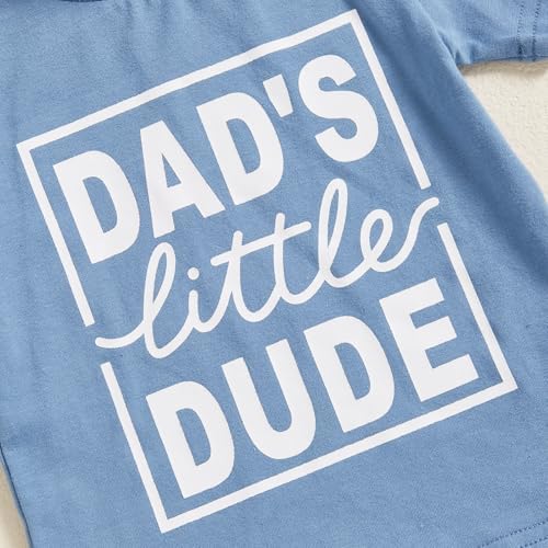 Kupretty Toddler Graphic Shirts Shorts Set