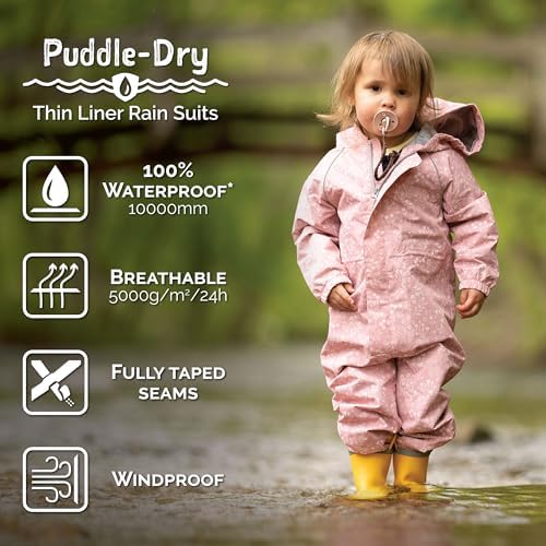 UVe protect Broadcloth rain suit toddlers boys waterproof windproof UV Protection