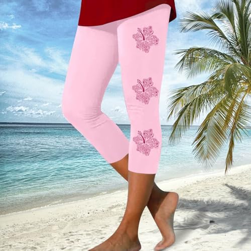 Sfascumop Womens Lightweight Casual Presents Capri Pants