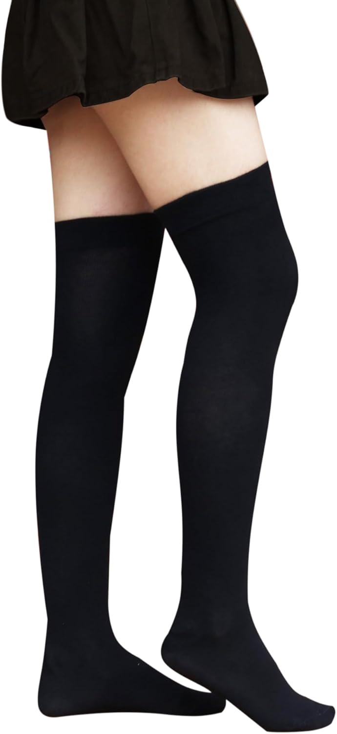 Bestjybt Womens Over the Knee Socks