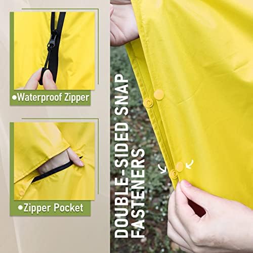 SaphiRose Unisex Rain Poncho