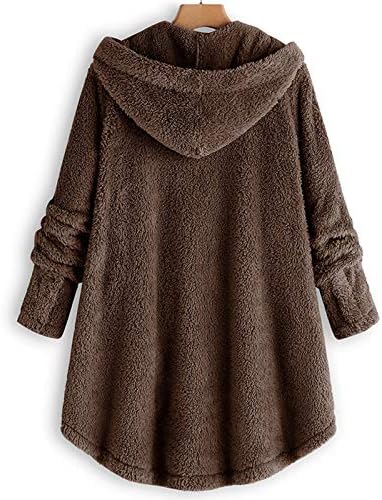 Muyise Womens Oversized Winter Fuzzy Cardigan