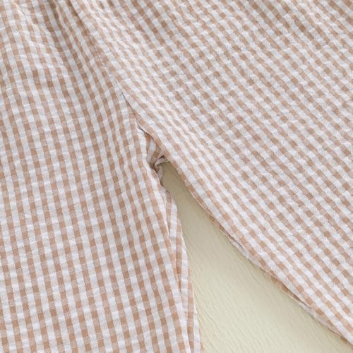 Plaid Toddler BoyGirl Summer Bloomers