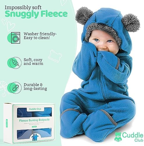 Cuddle Club Cozy Toddler Fleece Jumpsuit