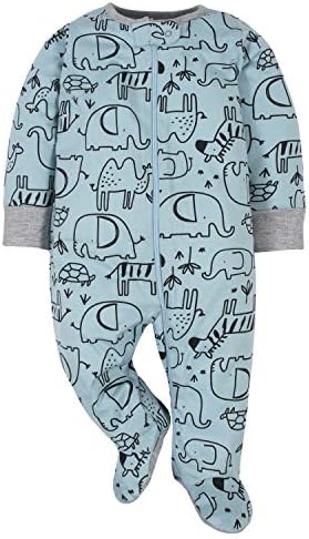 Gerber Baby Boys 4 Pack Sleep n Play Footies