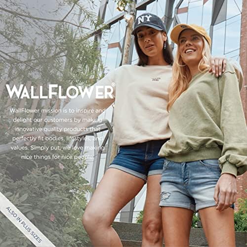 WallFlower Womens Trendy Junior Stretch Shorts