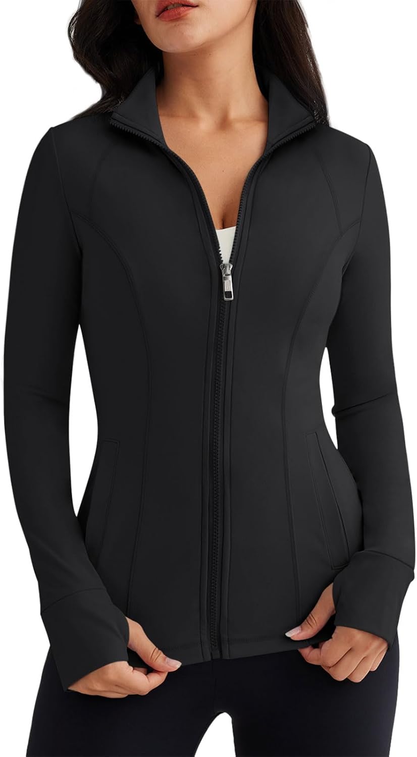 Trendy Queen Lightweight Tech Zip Up Jacket