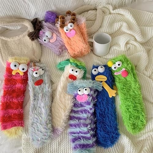 Crazy Funny Fuzzy Silly Socks for Kids and Women