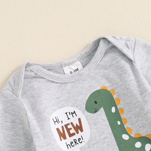 Dinosaur Newborn Baby Boy Outfit