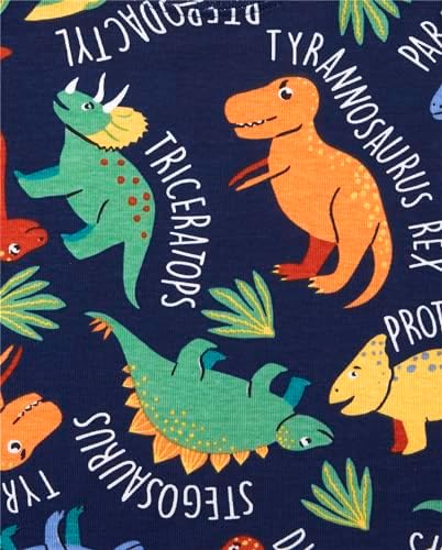 Dino Fun The Childrens Place Baby Boys Snug Fit Cotton Pajama Set