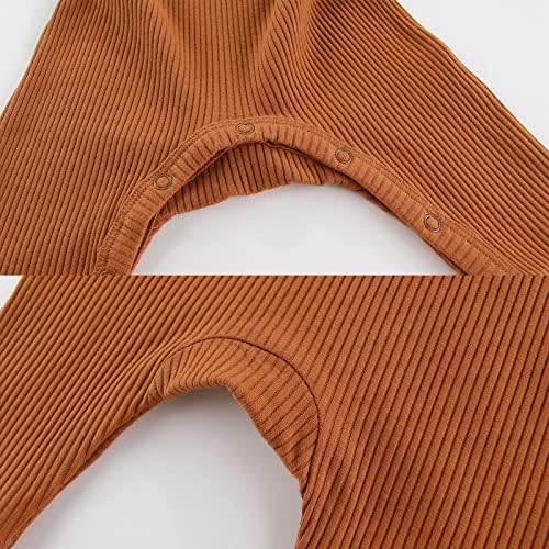 Ruliby Ribbed Romper Set 5-Piece 0-12 Months
