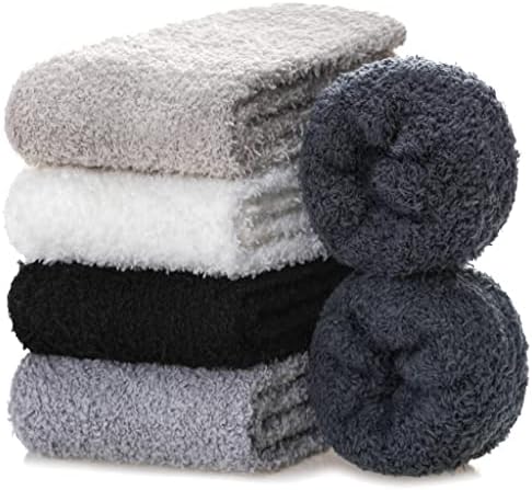 Fuzzy Winter Slipper Socks - Cozy and Warm for Women