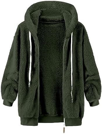 Premium Winter Fleece Sherpa Jacket for Women - Soft Warm and Durable