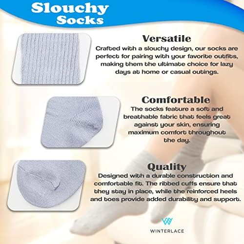 Winterlace Slouchy Socks for Women