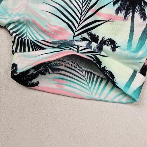 CETEPY Toddler boys crossover t-shirt pocket pant set beach vibe summer style