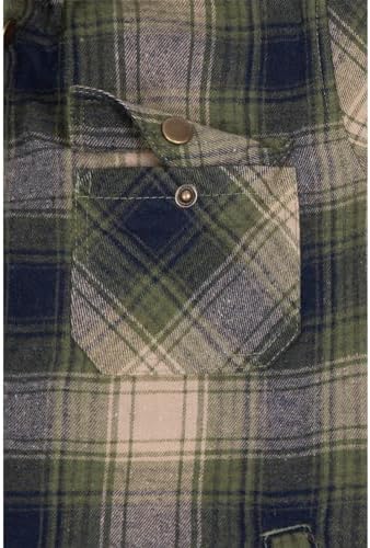 ZENTHACE Kids Sherpa-lined Flannel Shacket Jacket Cozy Warm