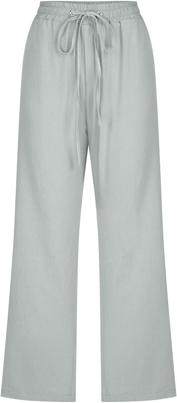 Trendy Cotton Linen Trends Elastic waist