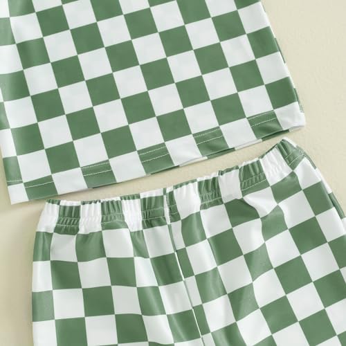 Dewadbow Toddler Boy Two Piece Swimsuit Set