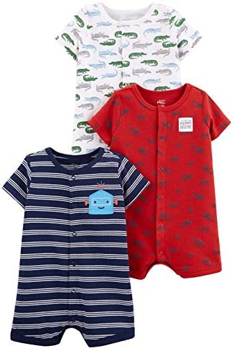 Pack of 3 Simple Joys by Carters Rompers for Every Day